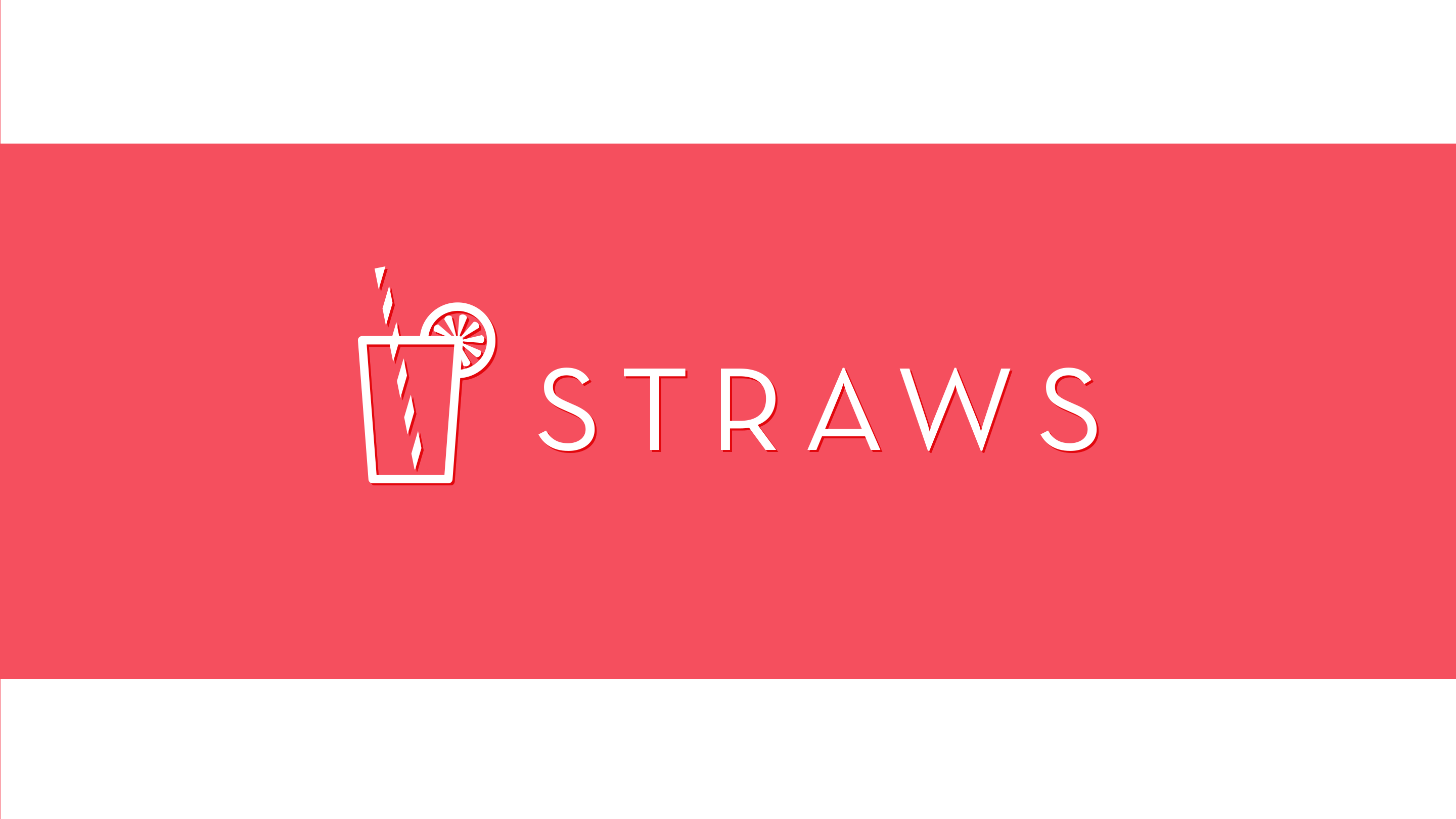 Multi Hearts Reusable Straws