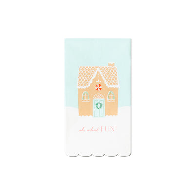 Occasions by Shakira - Gingerbread Scalloped Guest Napkin