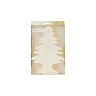 Golden Holiday Medium Paper Tree Decor