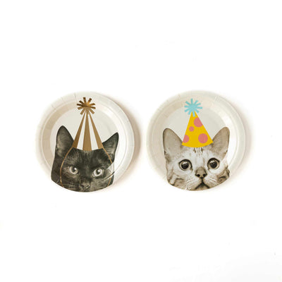 Party Animals Cat 7" Plates - My Mind's Eye Paper Goods