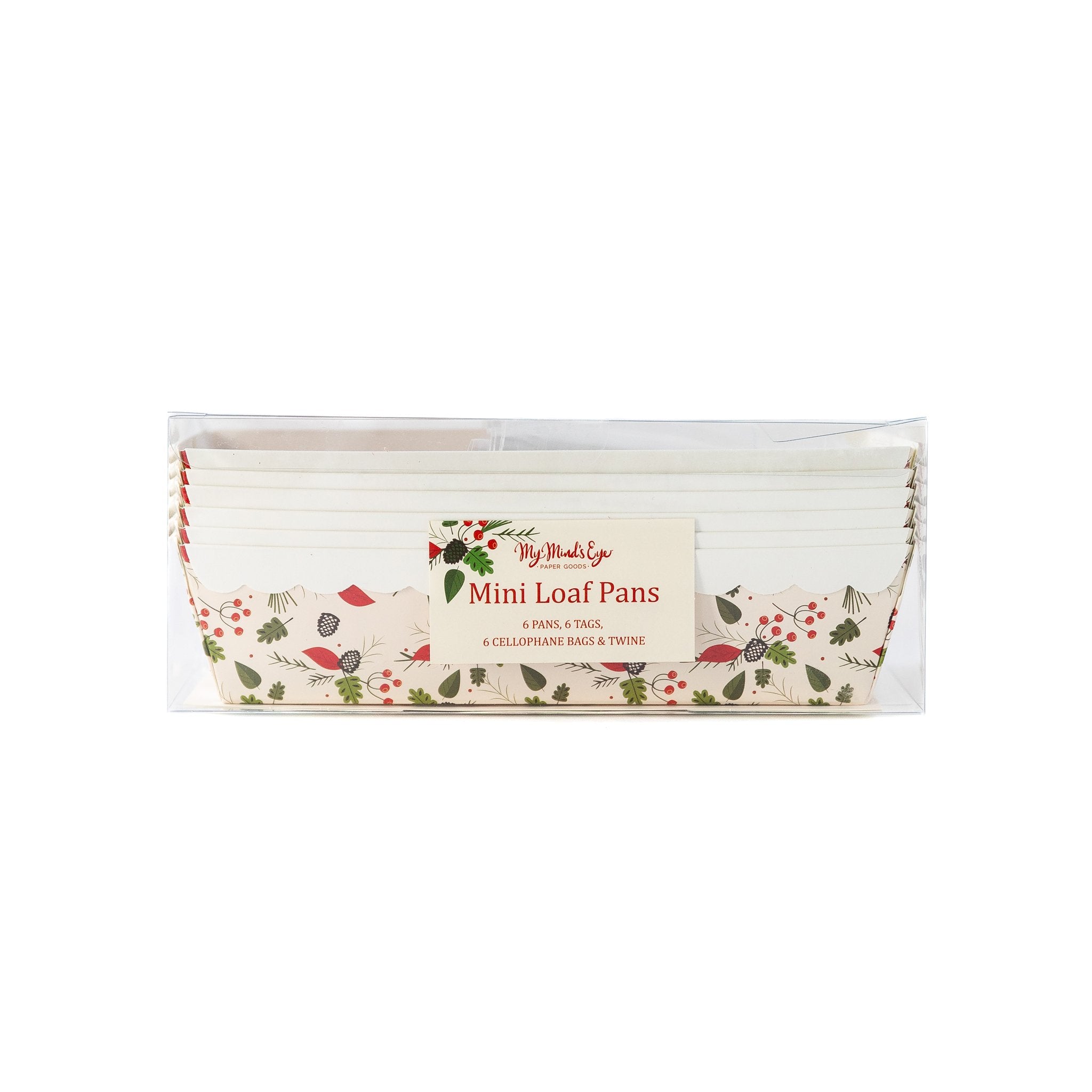 patterned paper disposable loaf baking pans - small
