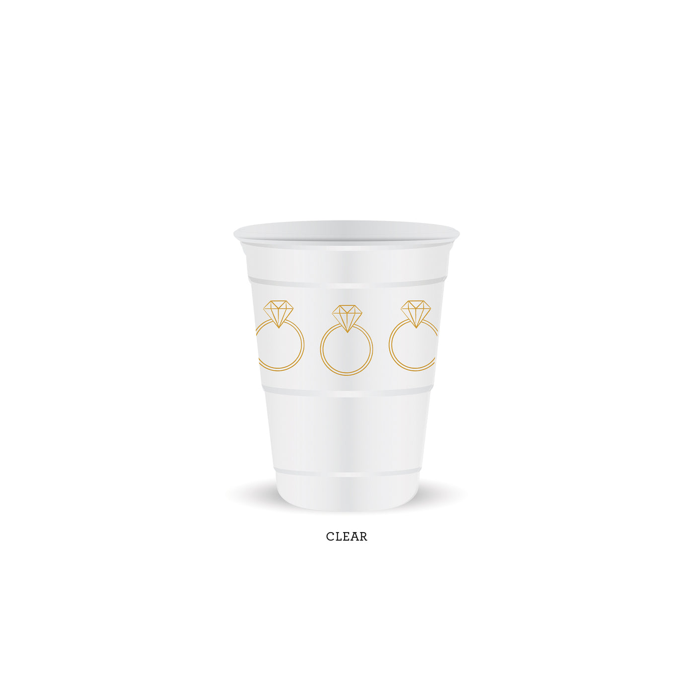Rings Plastic Party Cup (24ct)