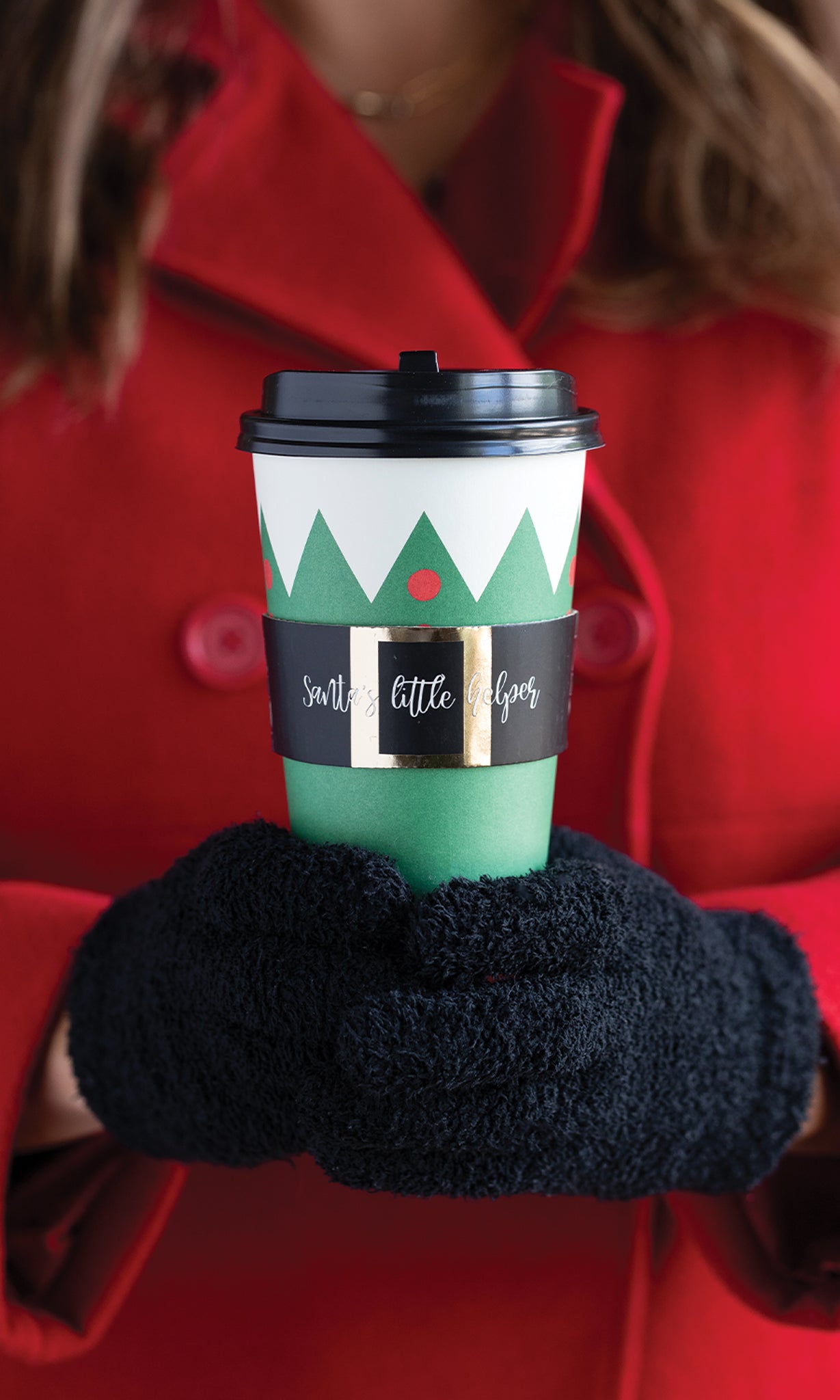 Santa's Helper Coffee To Go Cups