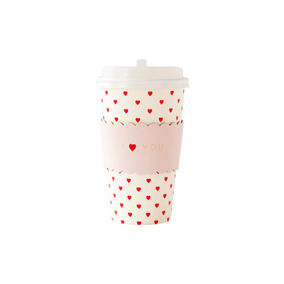 I Heart You To-Go Cups (8 ct)