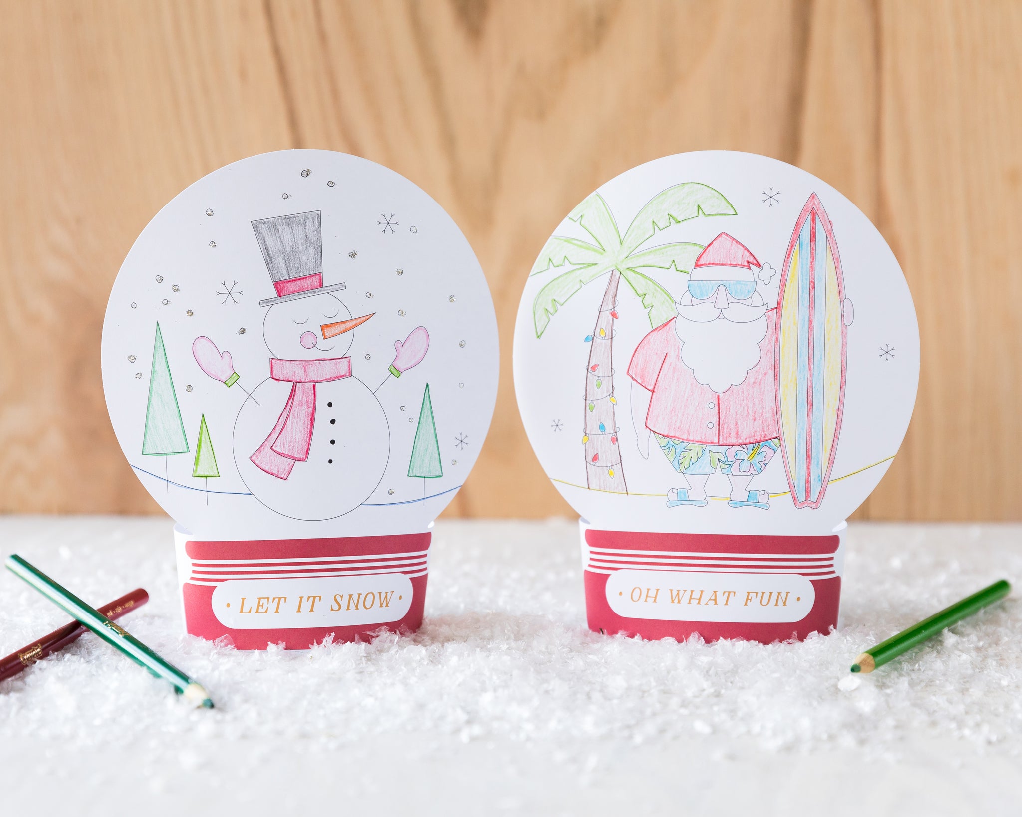 Snowglobes Paper Suncatcher Arts and Crafts Kit