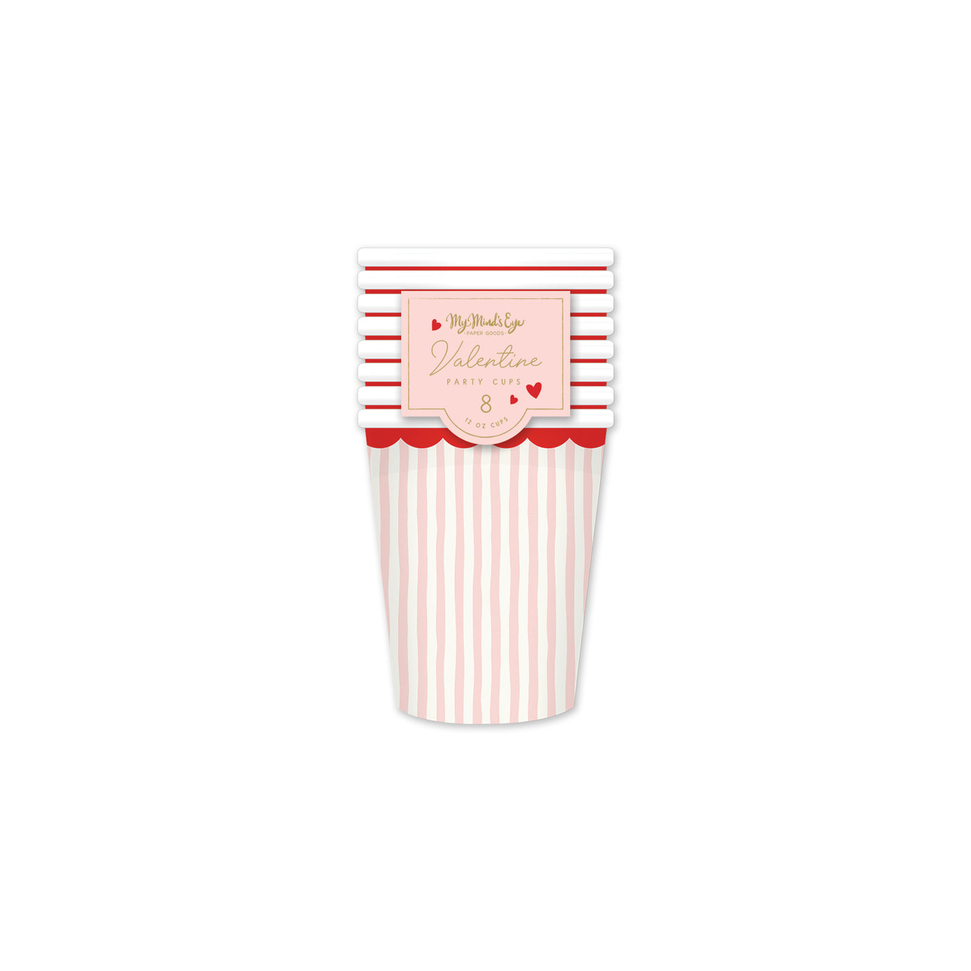 Valentine Hearts Paper Cup