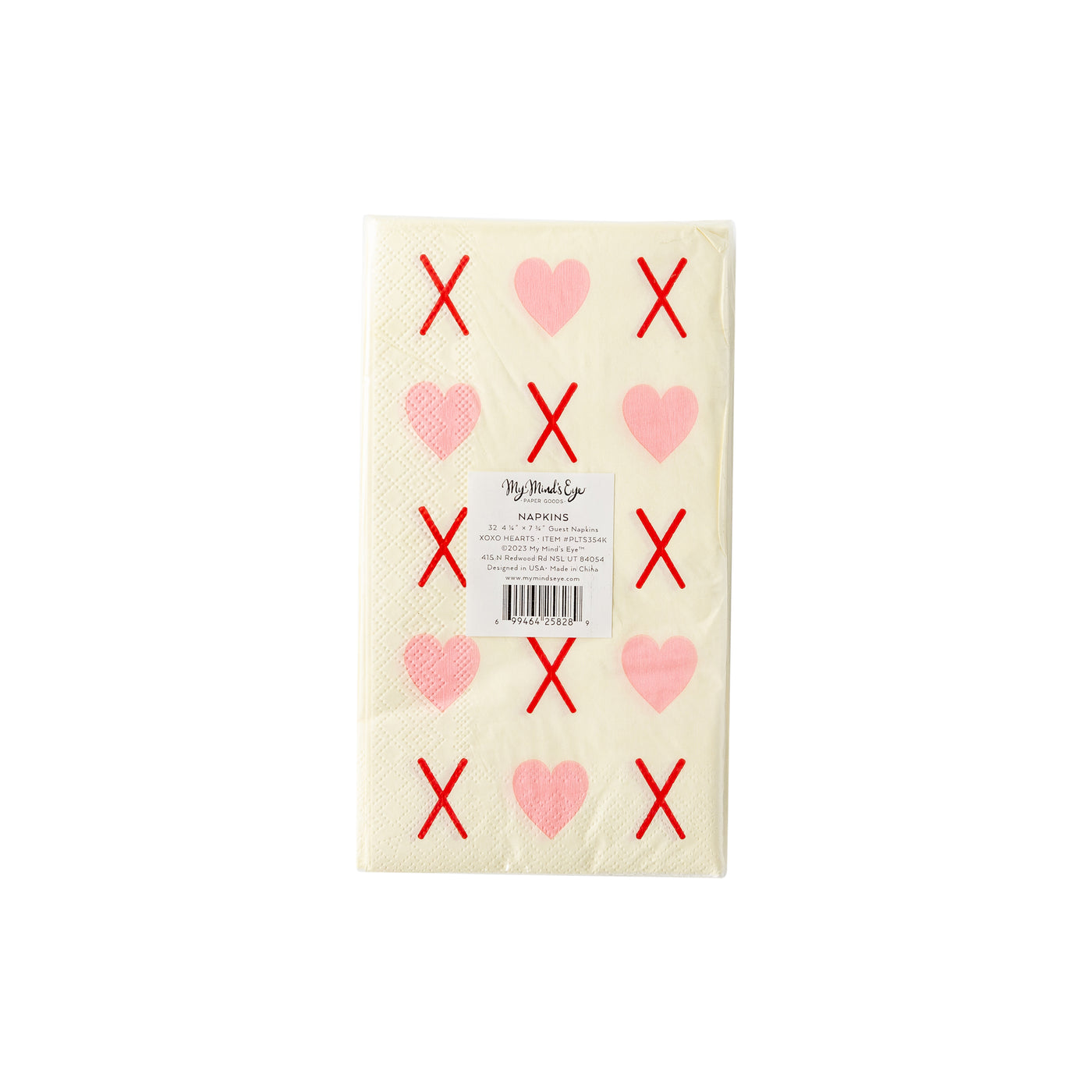 XOXO Hearts Guest Towel