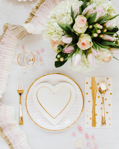 Elegant Bridal Shower Napkins and Plates for a Stylish Celebration