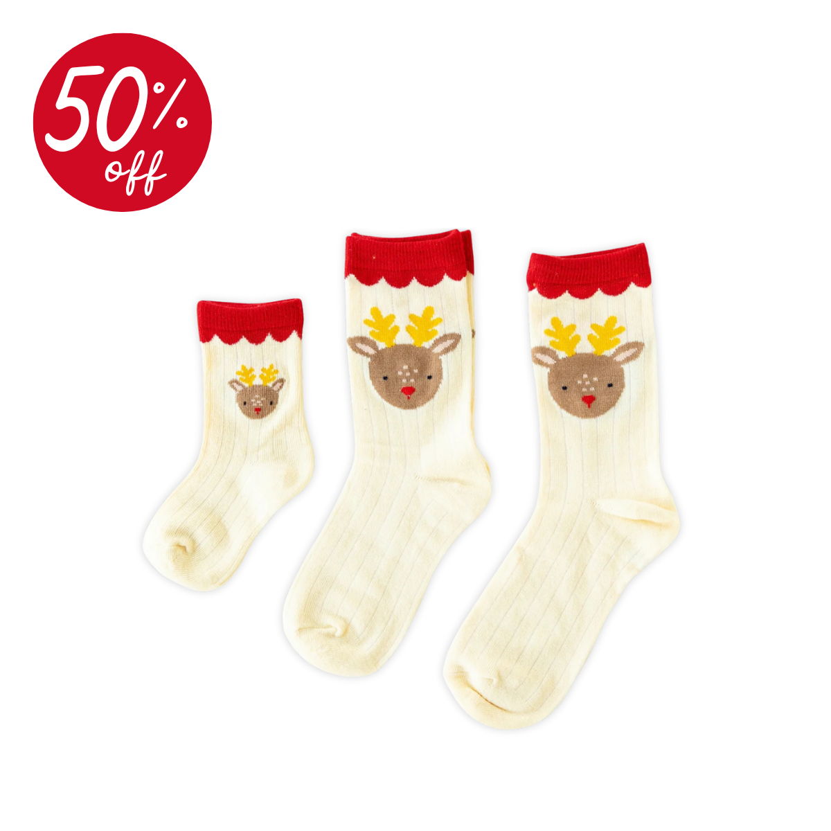 Dear Rudolph Socks