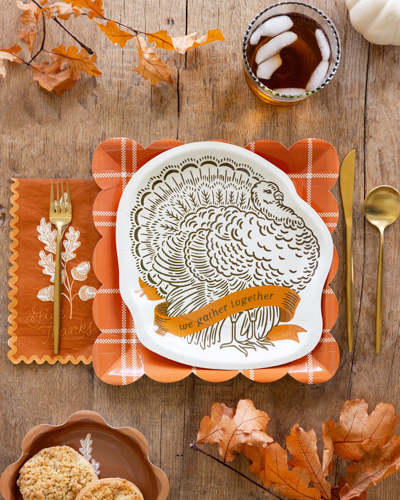 Turkey Shaped Paper Plate