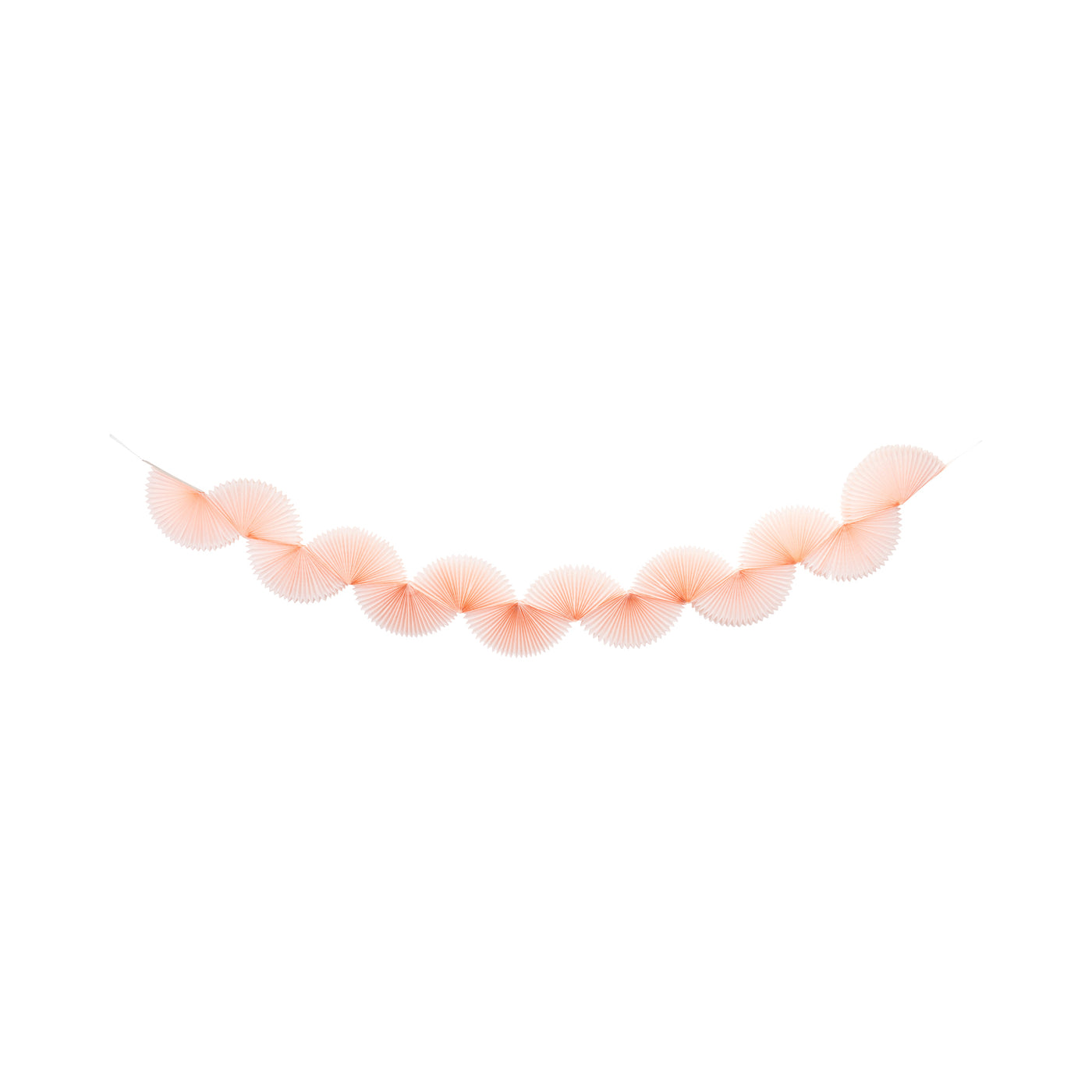 Pink Tissue Bunting Banner