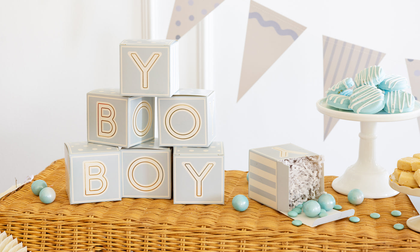 Blue Block Treat Box