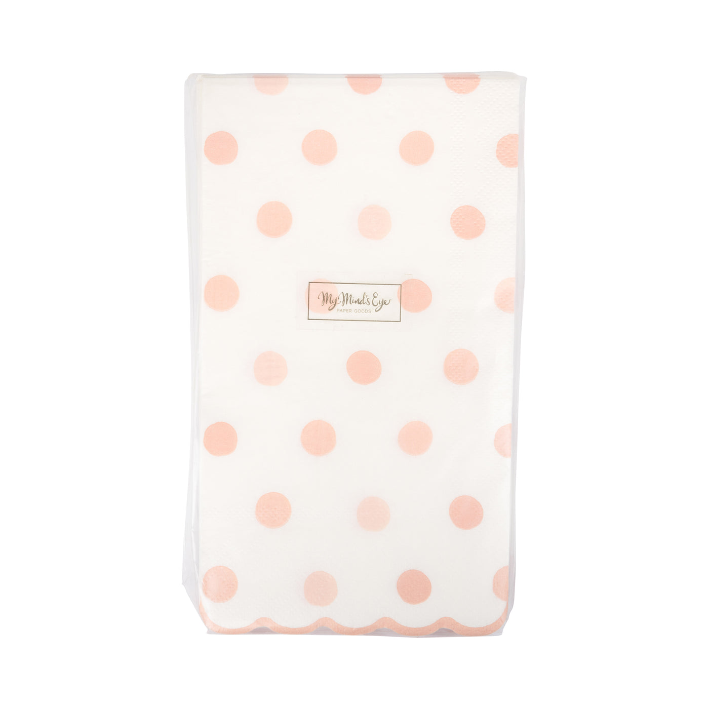 Baby Pink Polka Dot Dinner Napkin