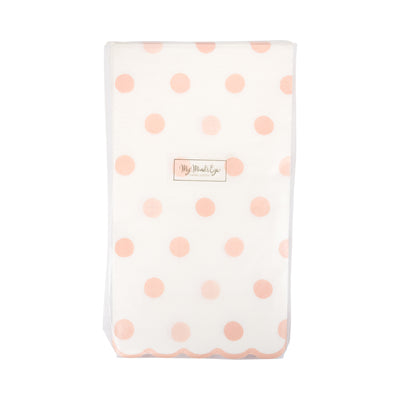 Baby Pink Polka Dot Dinner Napkin