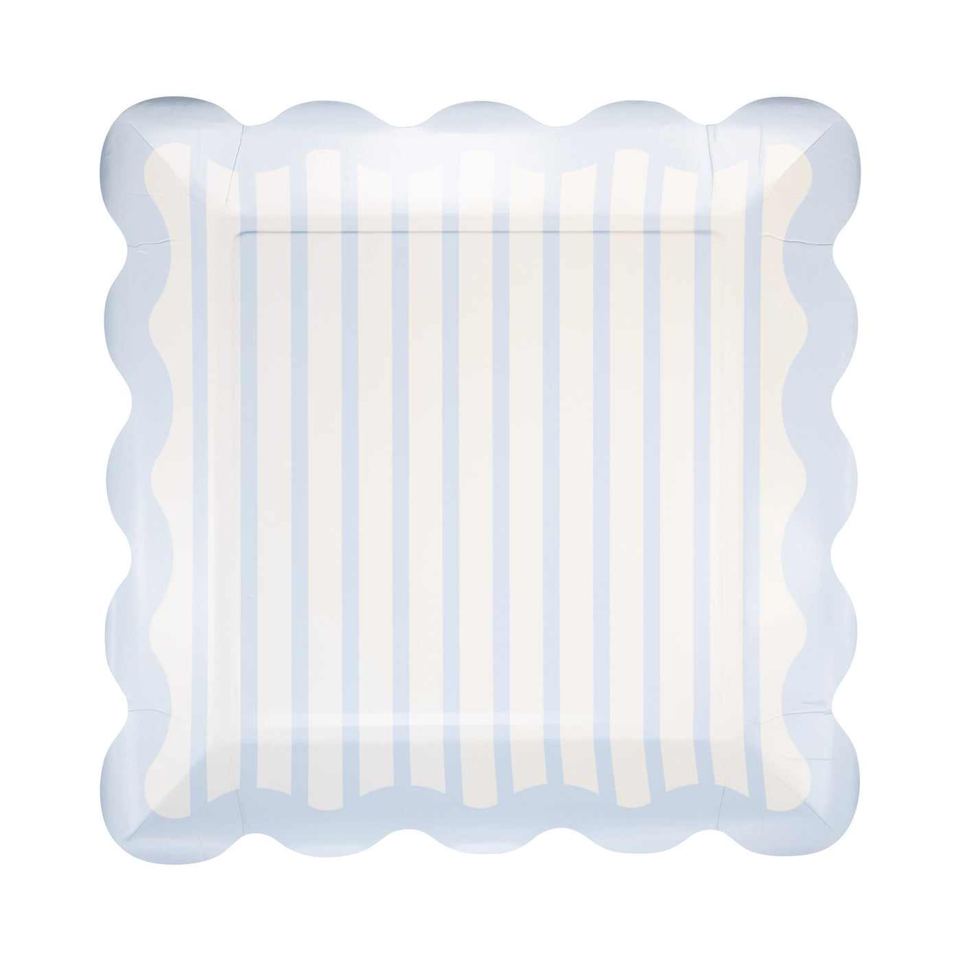 Blue Striped 10" Plate