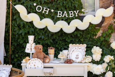 Teddy Bear Baby Dessert Plate