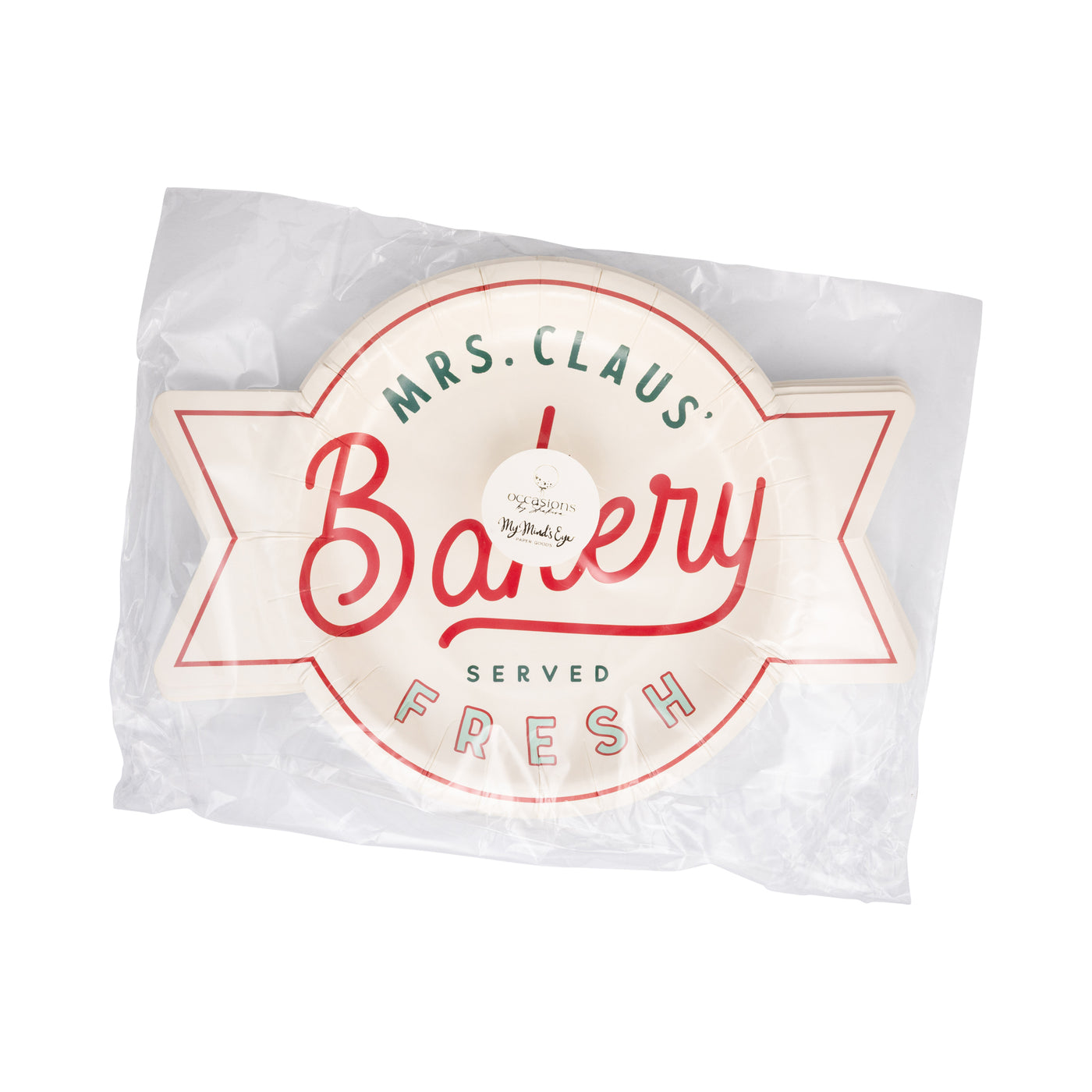 Occasions Mrs Claus' Bakery Plate