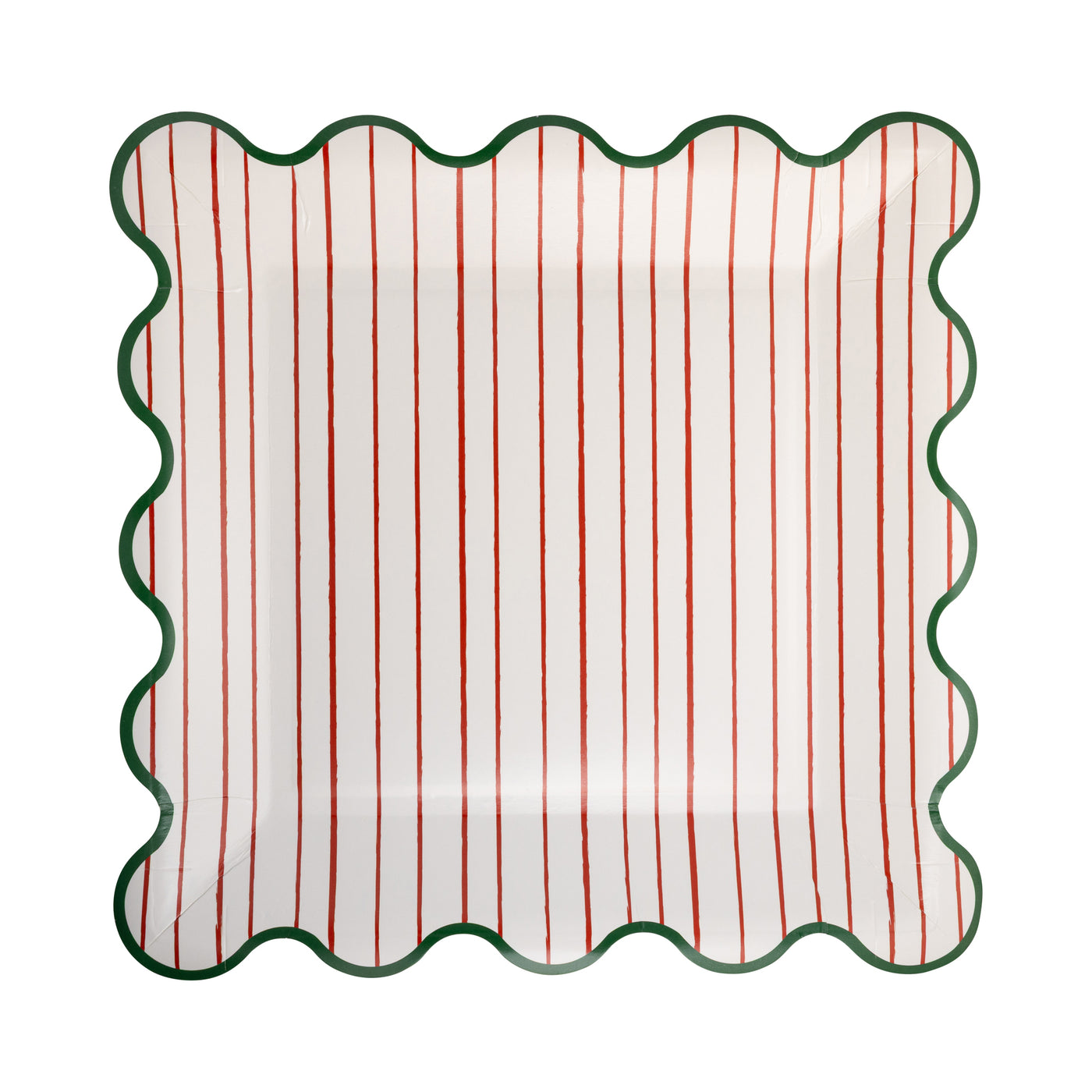 Occasions Mrs Claus Bakery Striped Plate