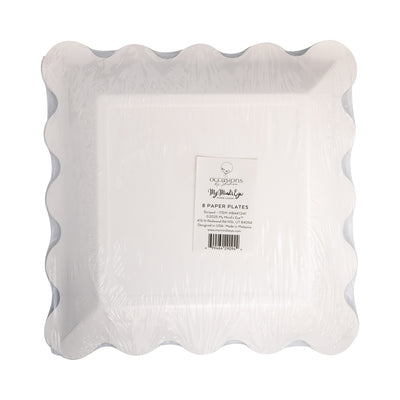 Occasions Mrs Claus Bakery Striped Plate