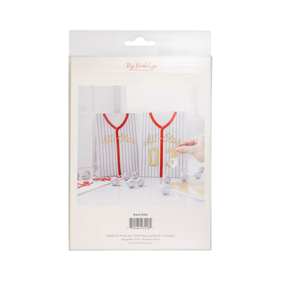 Baseball Jersey Treat Bags