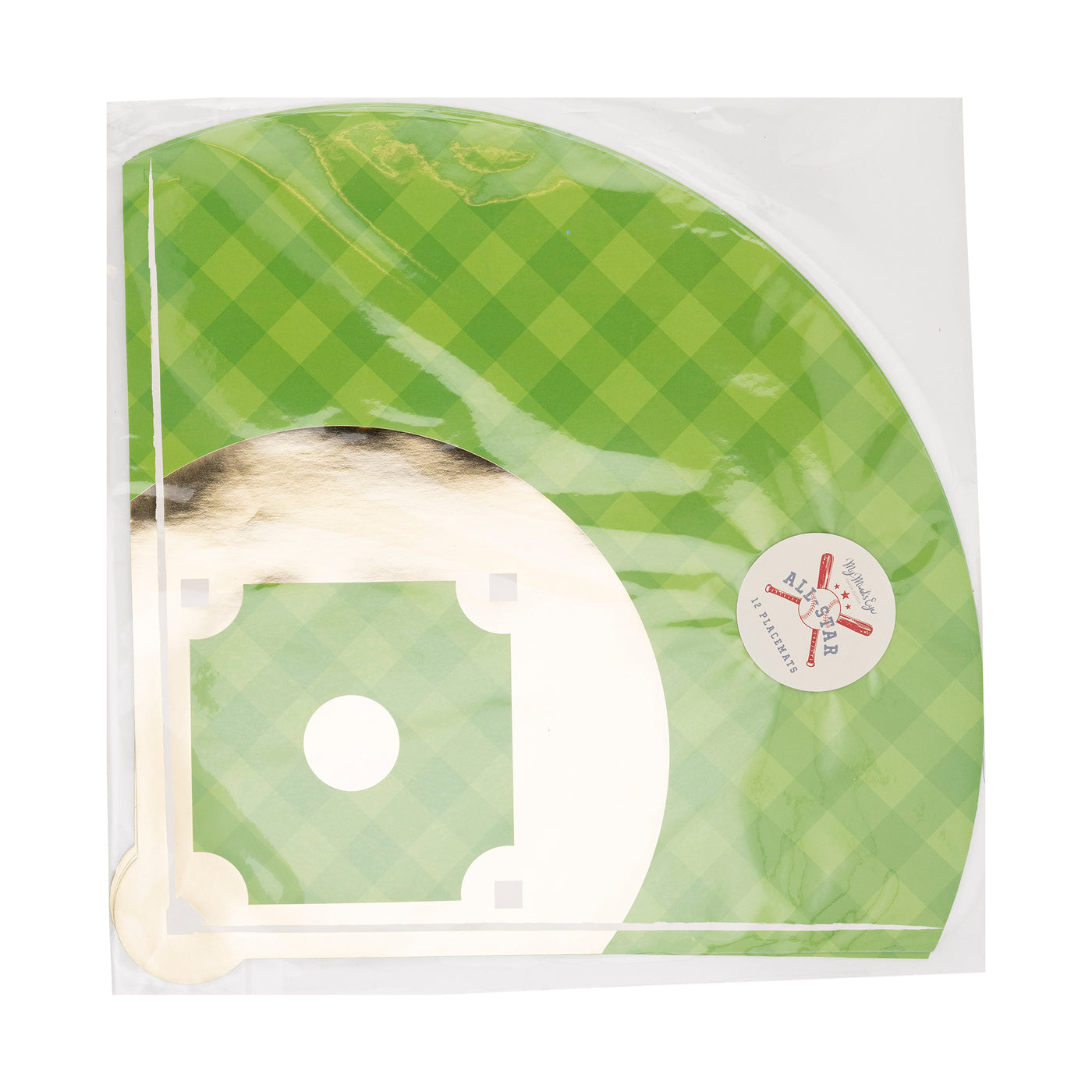 Baseball Diamond Paper Placemat