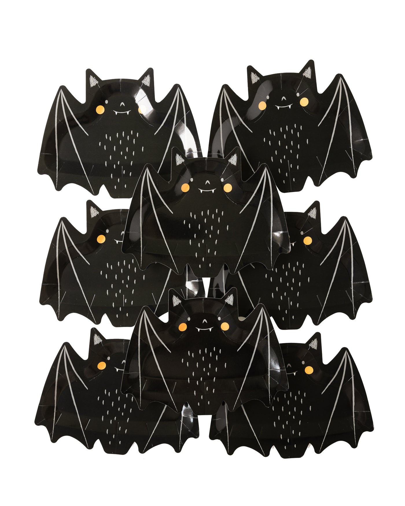 Freakin' Bats Bat Shaped Paper Plate