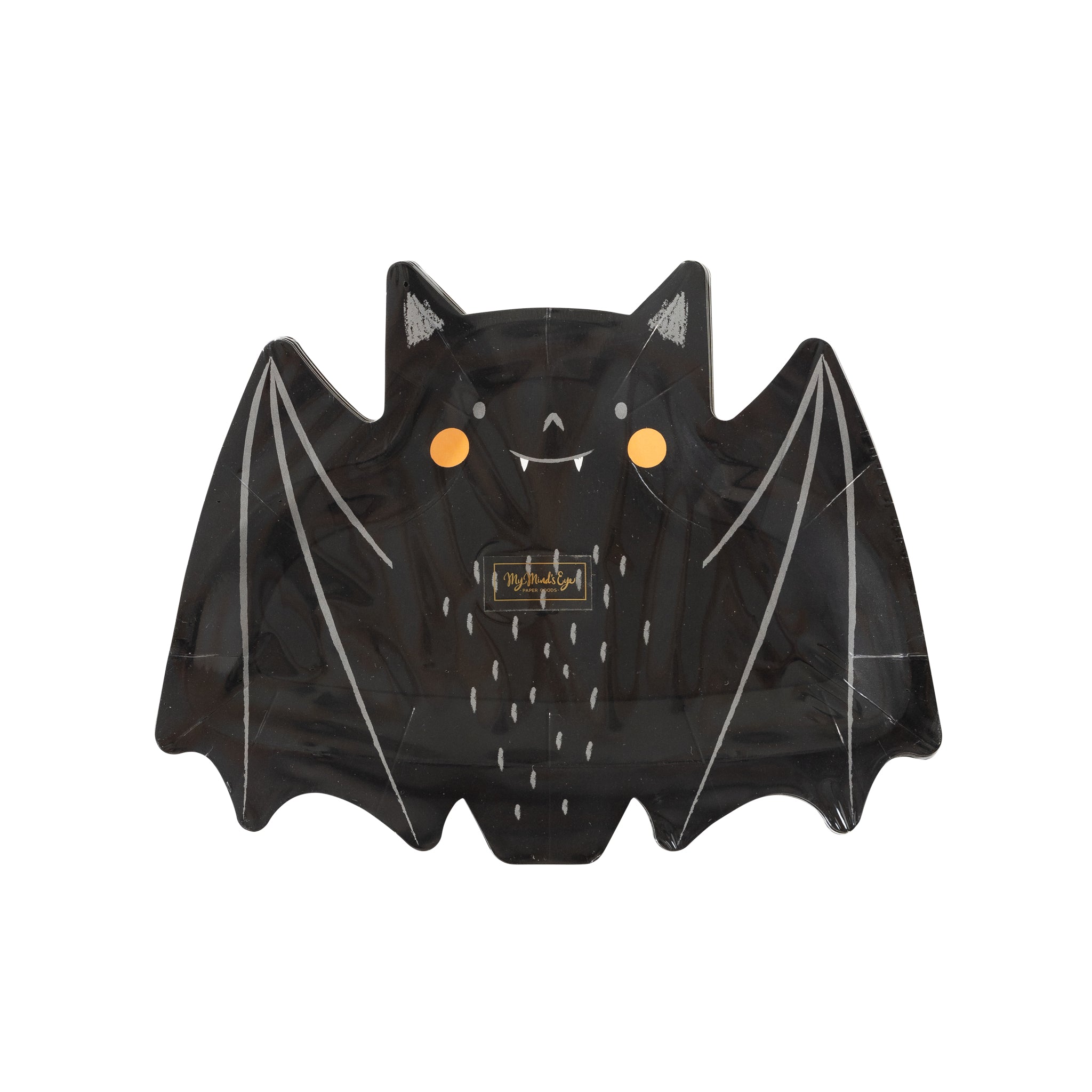 Freakin' Bats Bat Shaped Paper Plate.