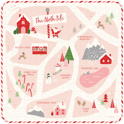 Believe North Pole Map Puzzle