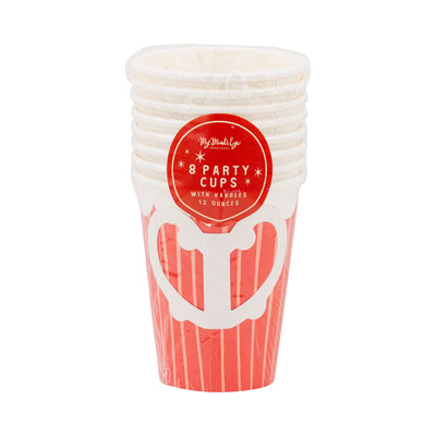 Striped Cup with Handle