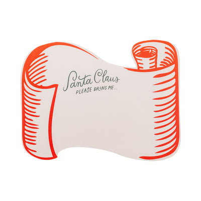 Santa Scroll Placemat