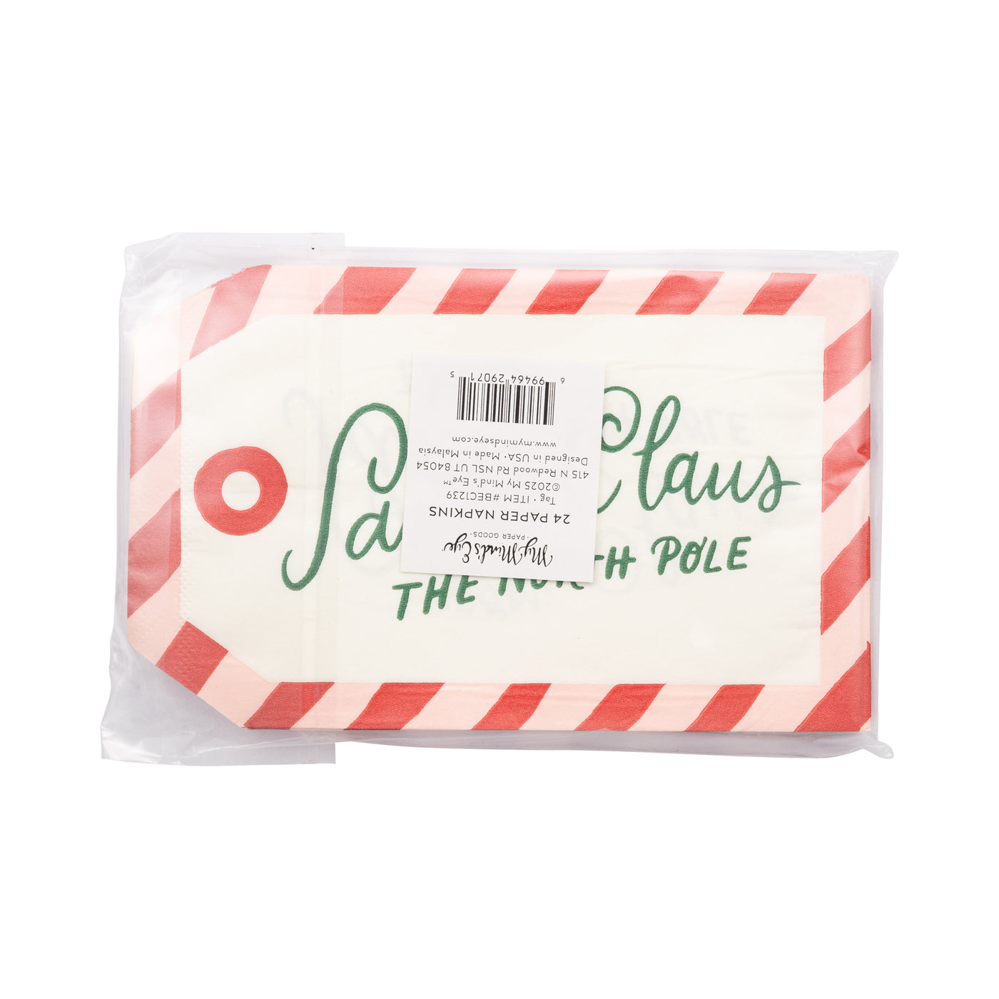 To Santa Tag Dinner Napkin