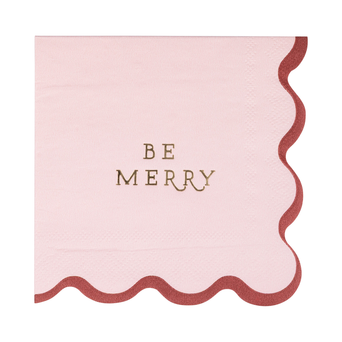 Be Merry Cocktail Napkin Set