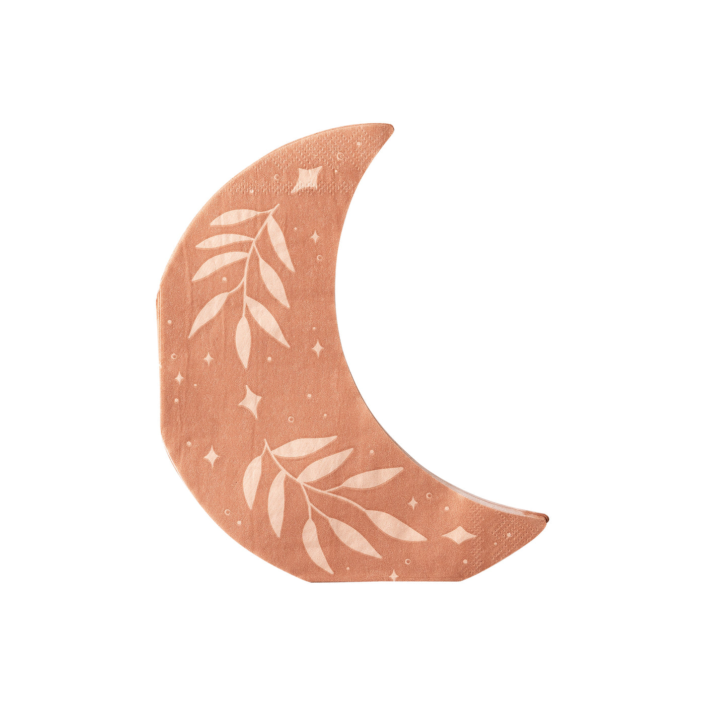 Boho Moon Shaped Paper Napkin