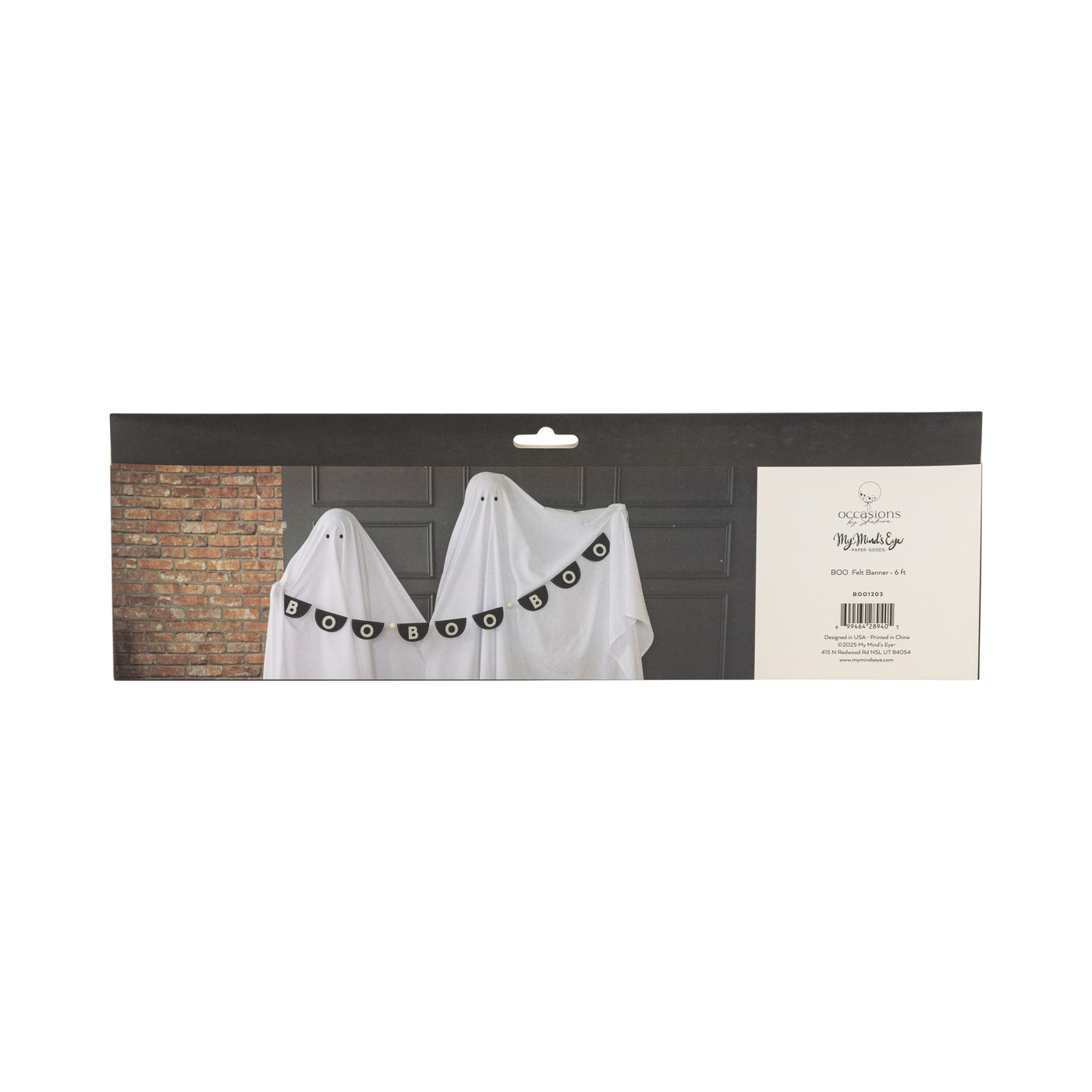 Occasions Black Felt Bunting Banner