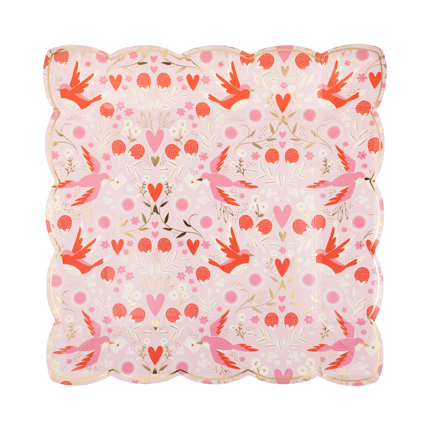 Love Birds Pattern Plate