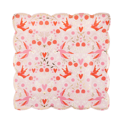 Love Birds Pattern Plate