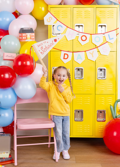 School Days Felt Banner