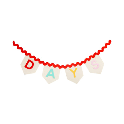 School Days Felt Banner