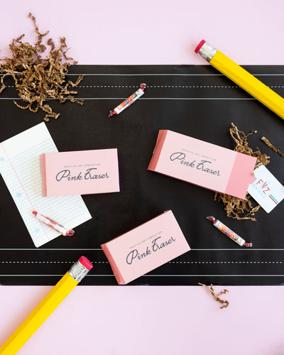 Occasions Pink Eraser Treat Boxes - 8 ct