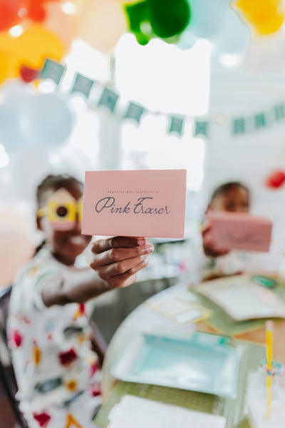 Occasions Pink Eraser Treat Boxes - 8 ct