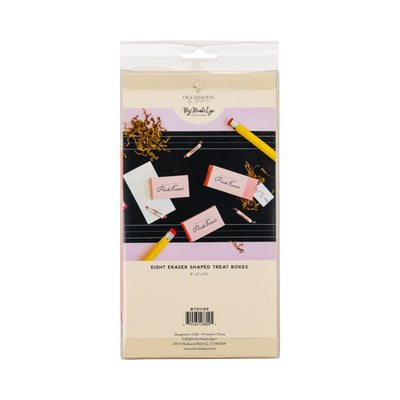 Occasions Pink Eraser Treat Boxes - 8 ct