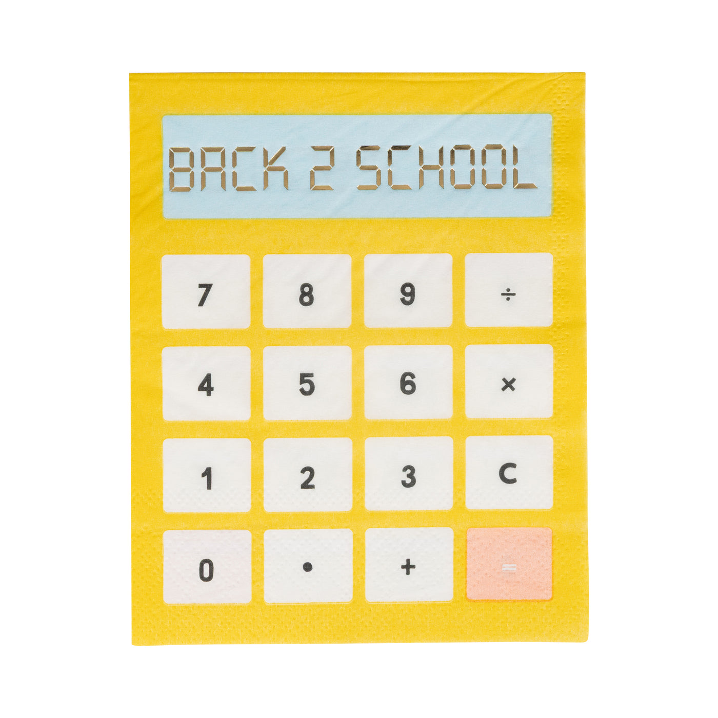 Occasions Calculator Paper Napkin