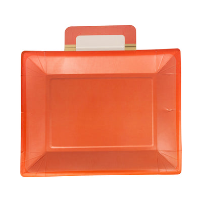 Lunch Box Shaped Paper Plate Set