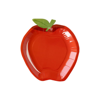 Back To School Apple Shaped Paper Plate