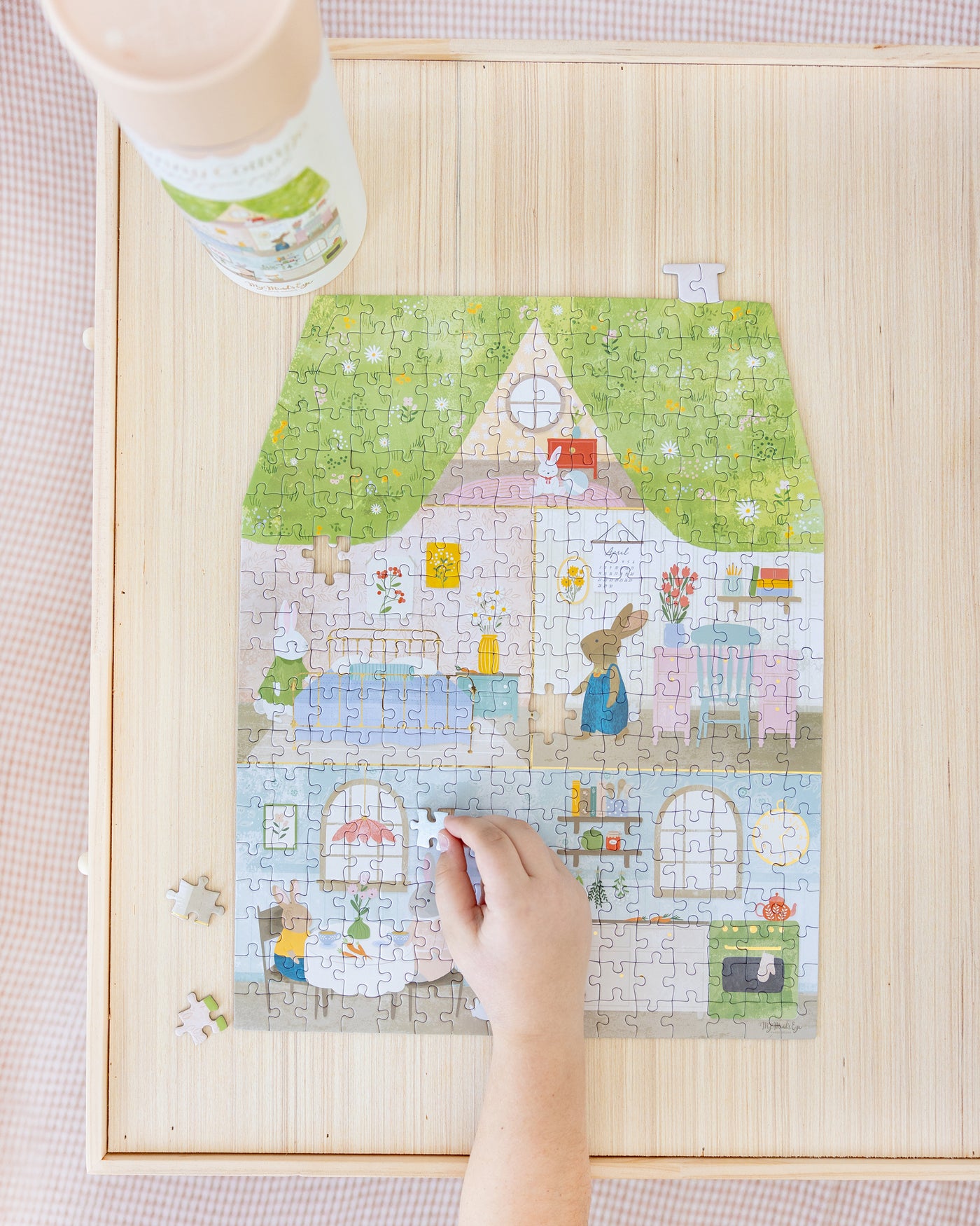 Bunny Cottage Jig Saw Puzzle