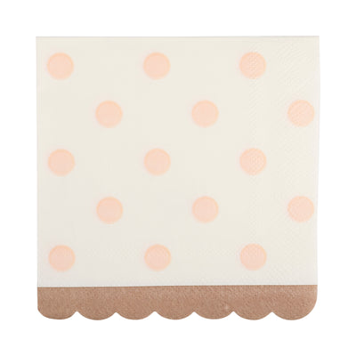 Polka Dot Cocktail Napkin