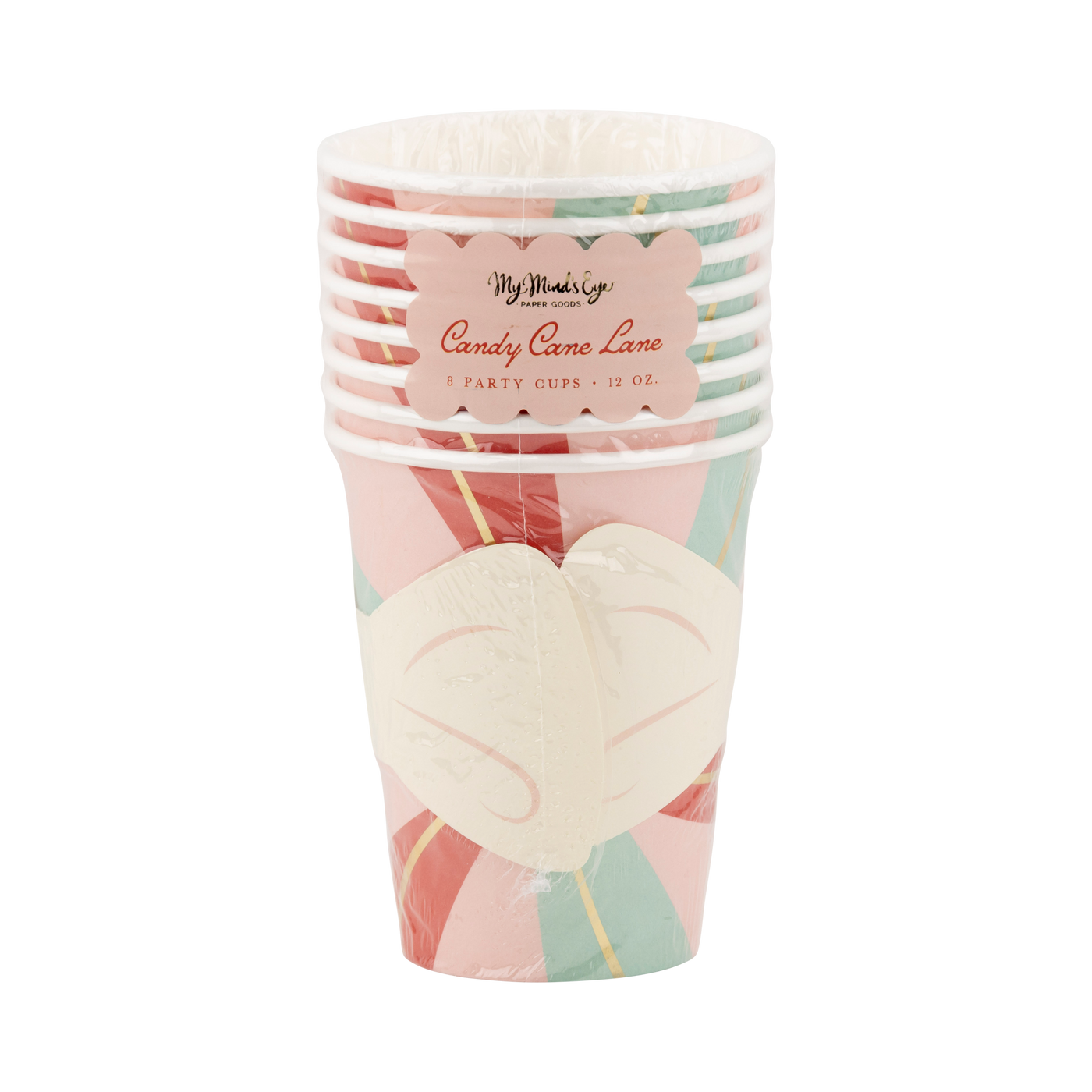 Candy Cane Lane Handled Paper Cup