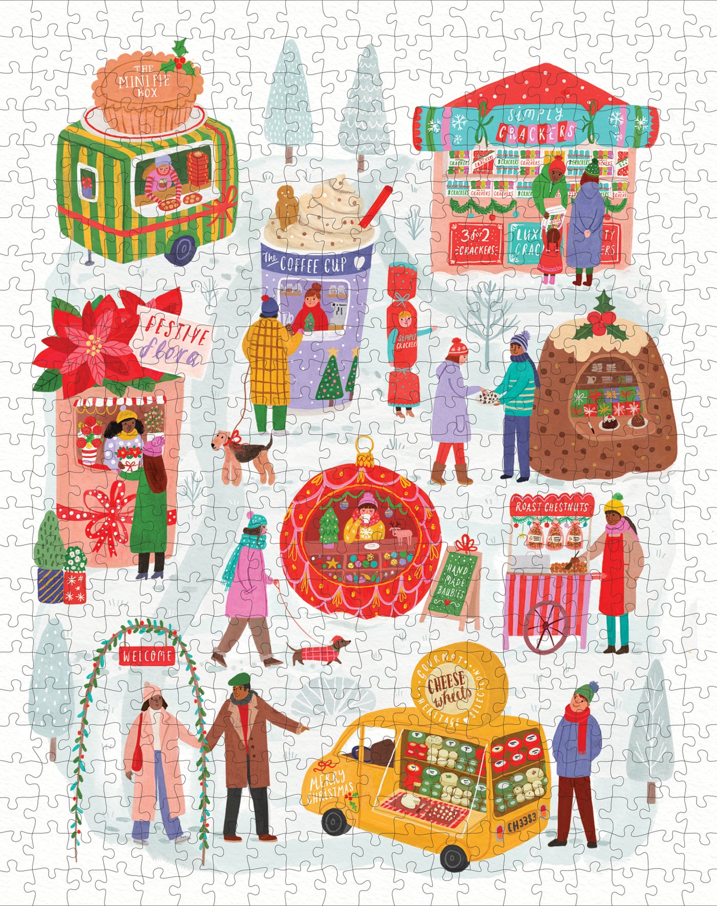 Christmas Market Puzzle 500 pc