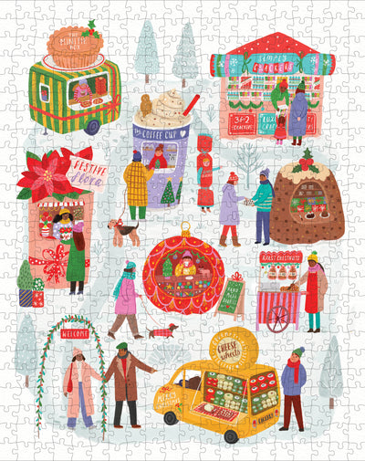 Christmas Market Puzzle 500 pc