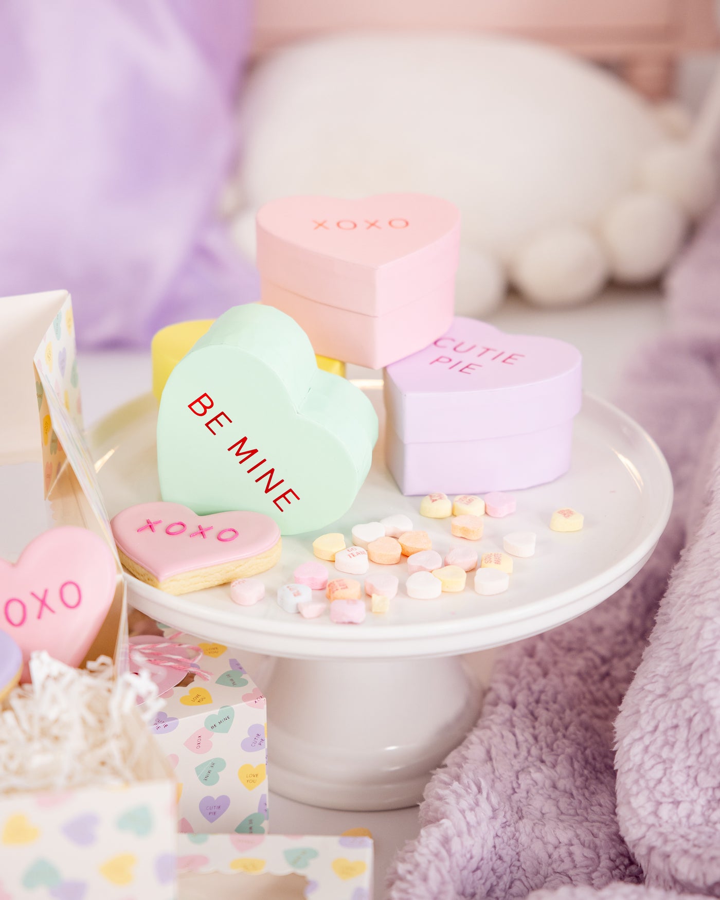 Conversation Hearts Treat Box